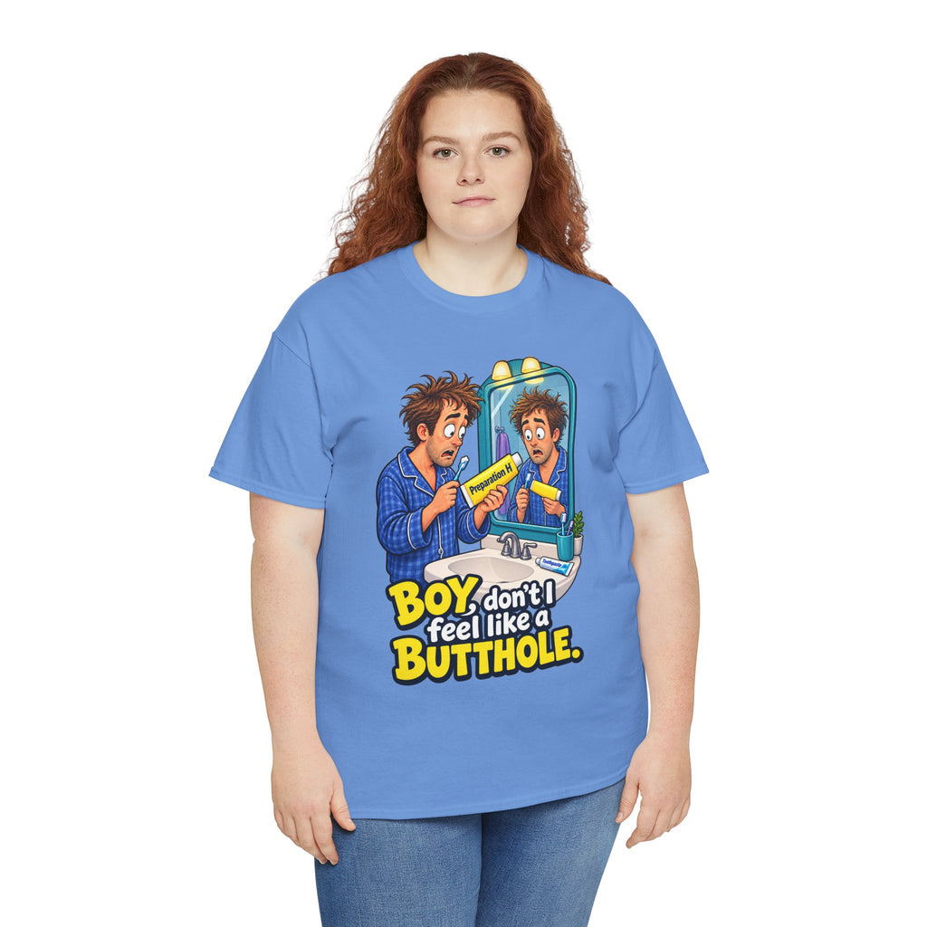 Feel Like a Butthole T-Shirt | Funny Bathroom Humor