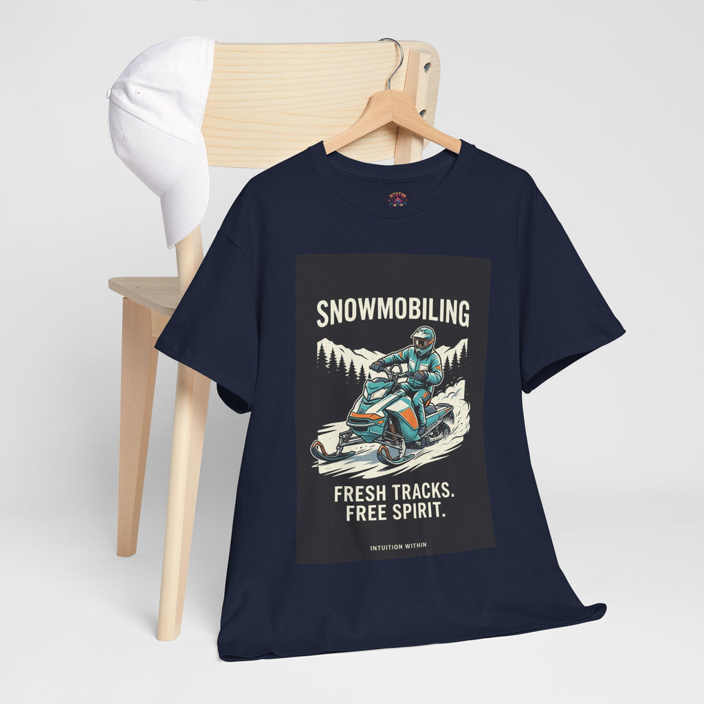 Fresh Tracks, Free Spirit Snowmobiling T-Shirt