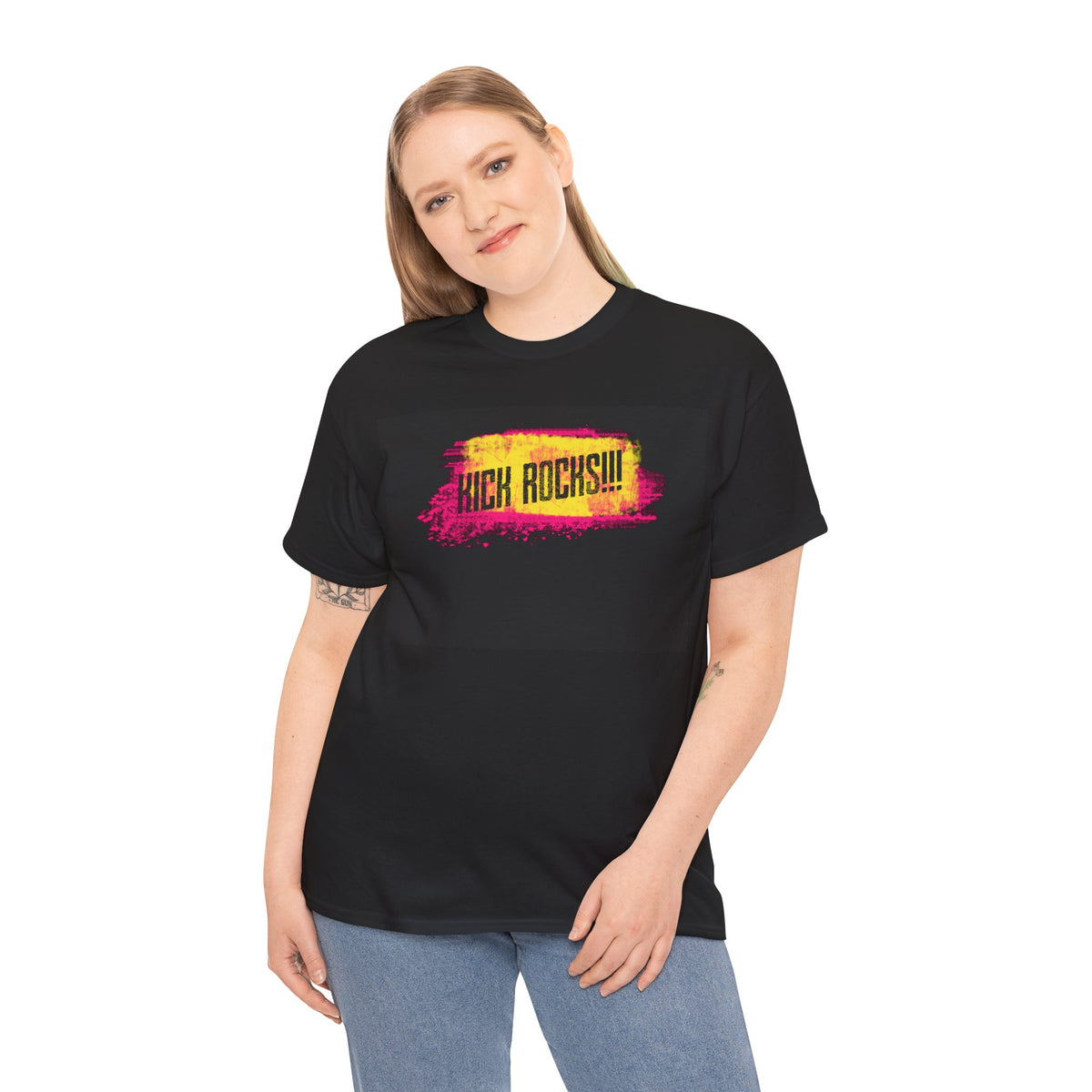 Kick Rocks Graphic Tee – Front Print | Intuition Within