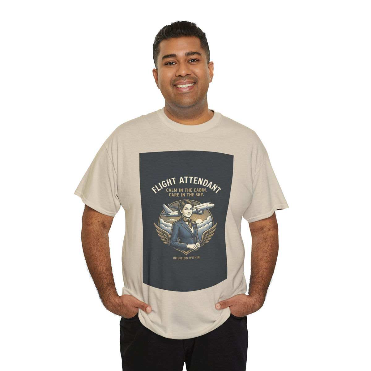 Flight Attendant T-Shirt | Calm in the Cabin