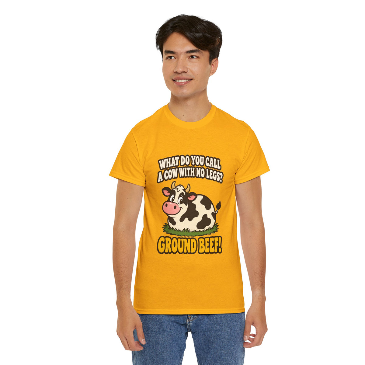Ground Beef Cow Pun T-Shirt | Dad Joke Humor