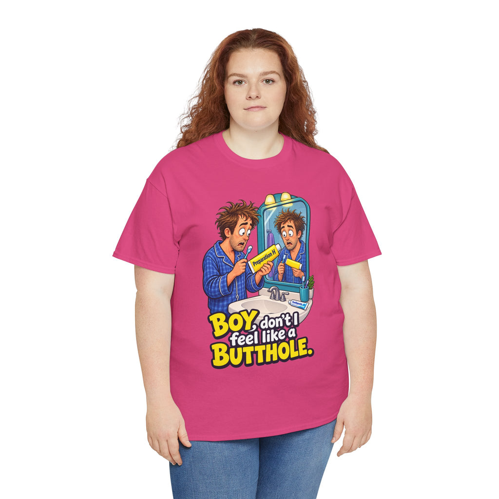 Feel Like a Butthole T-Shirt | Funny Bathroom Humor