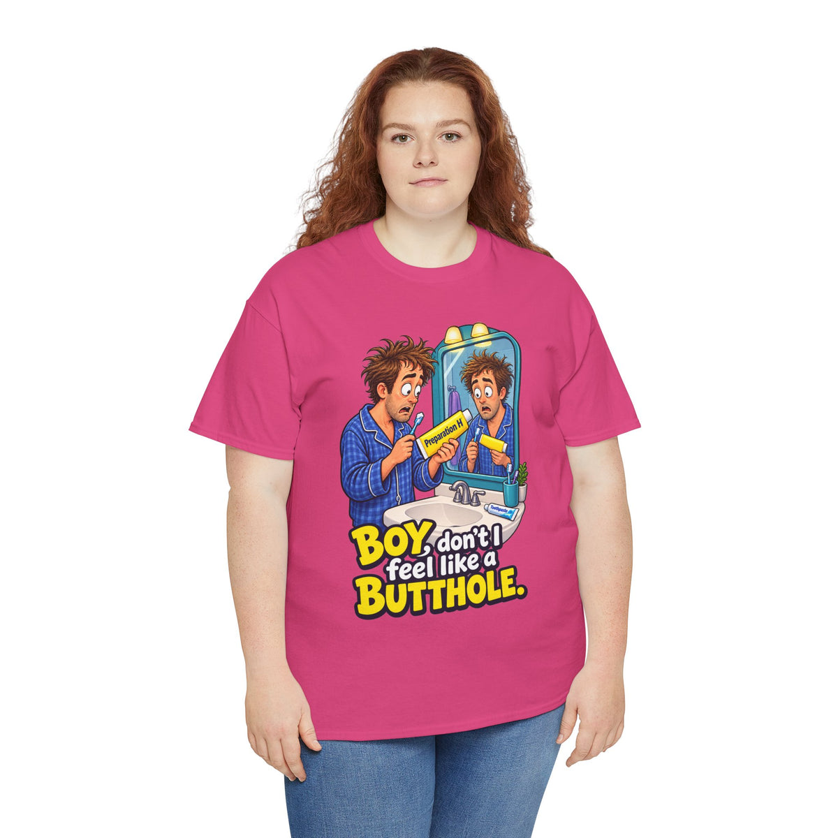 Feel Like a Butthole T-Shirt | Funny Bathroom Humor