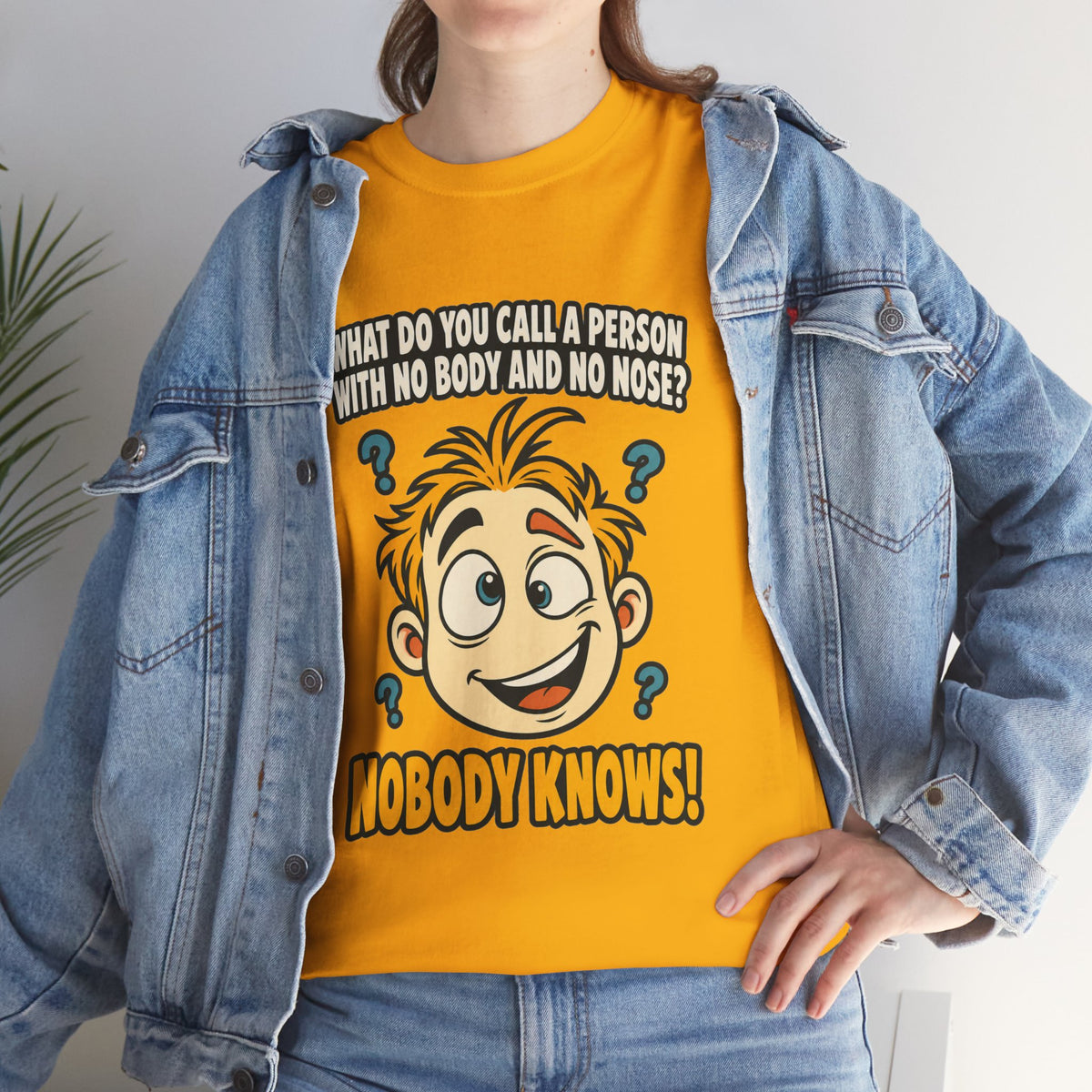 Nobody Knows! Funny Riddle T-Shirt