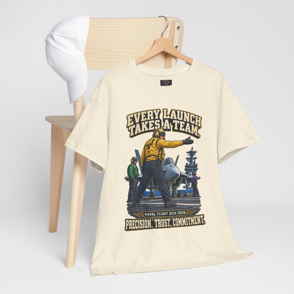 Every Launch Takes a Team T-Shirt | Precision, Trust & Commitment