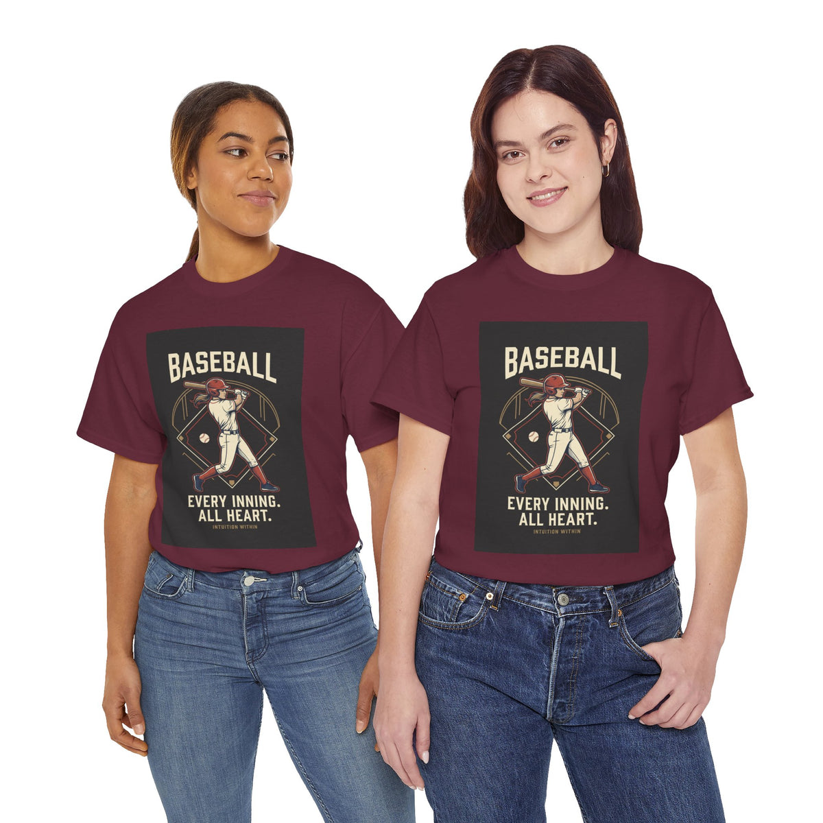 Every Inning, All Heart Baseball T-Shirt