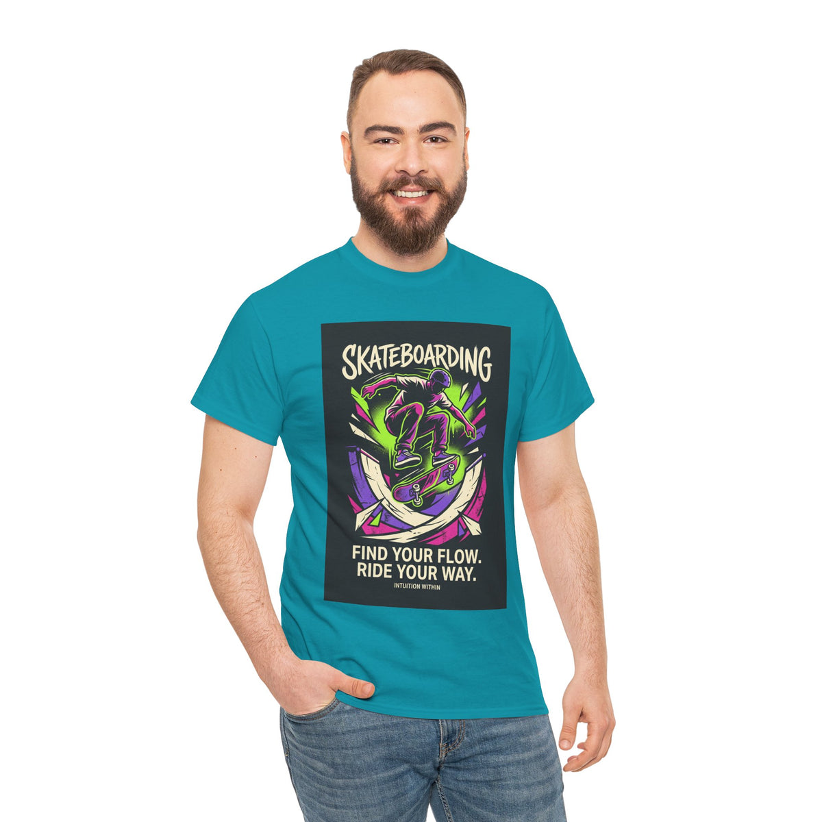 Find Your Flow Skateboarding T-Shirt