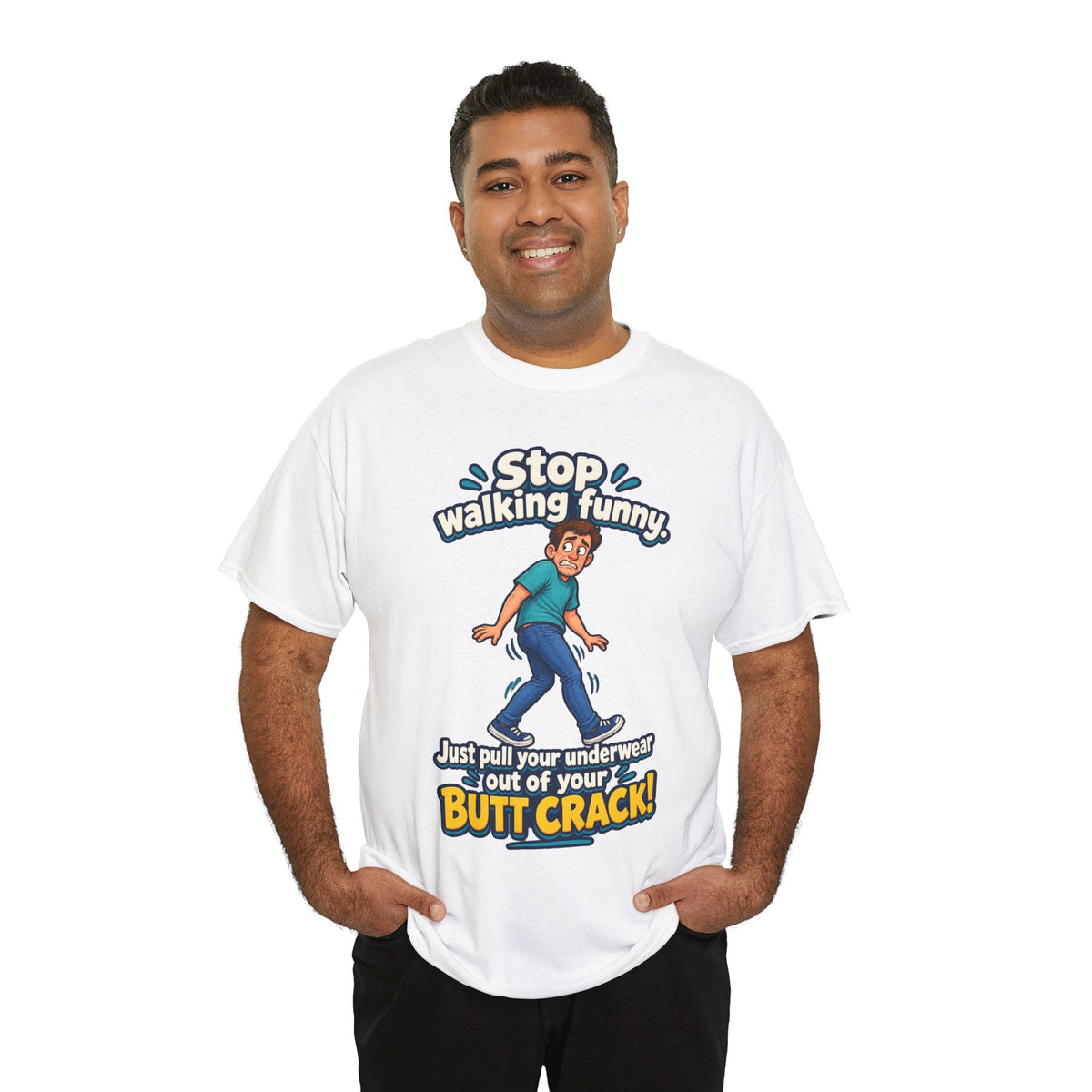 Stop Walking Funny T-Shirt | Cheeky Joke Humor