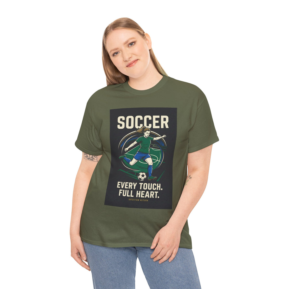 Every Touch, Full Heart Soccer T-Shirt