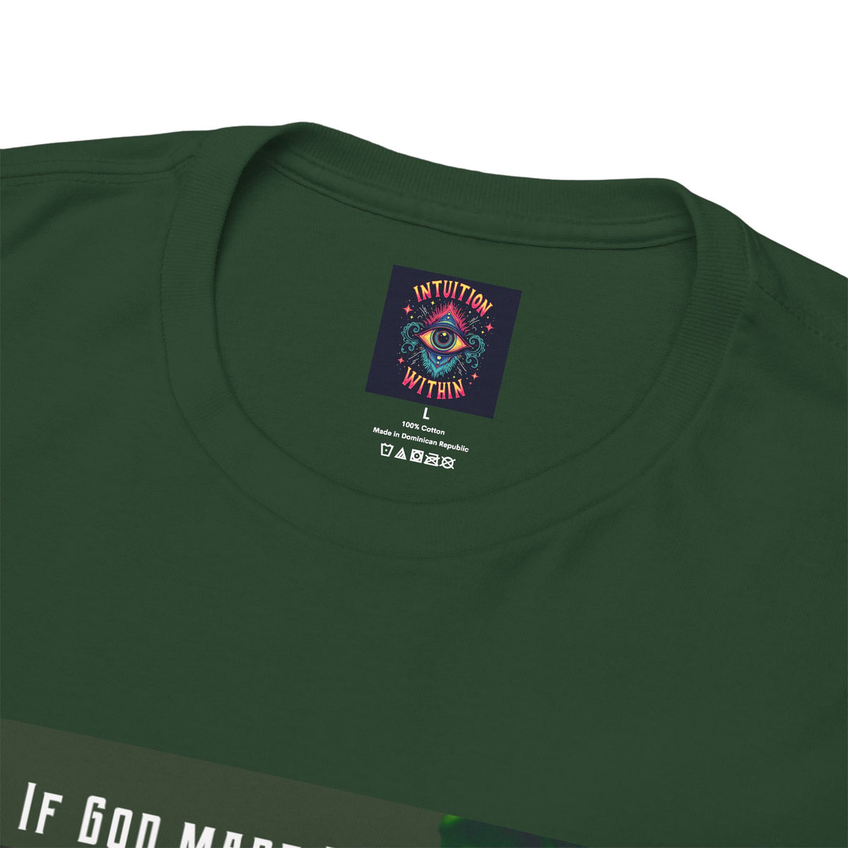 If God Made Marijuana Tee – Front Print | Intuition Within