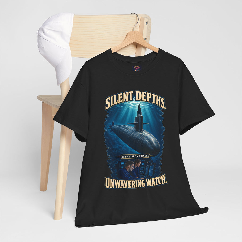 Silent Depths, Unwavering Watch T-Shirt | Submariner Tribute