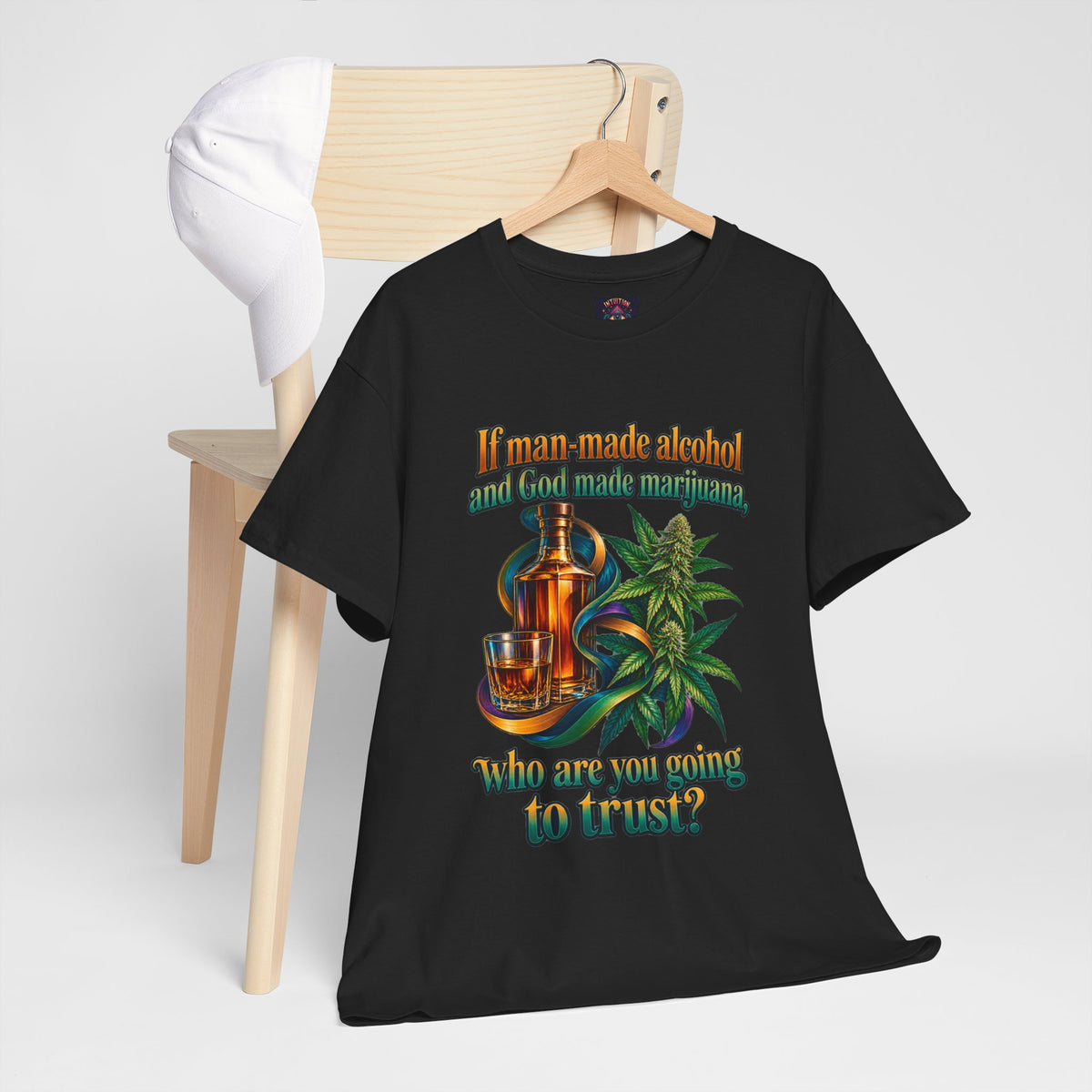 Homemade Alcohol & Cannabis Humor T-Shirt