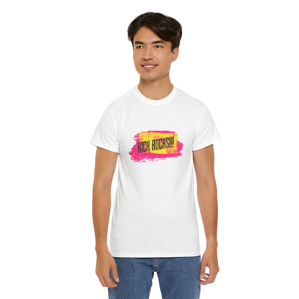 Kick Rocks Brushstroke Tee – Front Print | Intuition Within