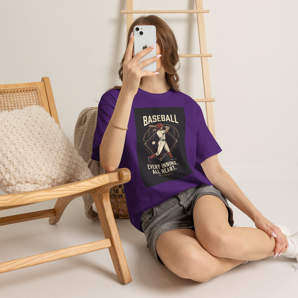 Every Inning, All Heart Baseball T-Shirt