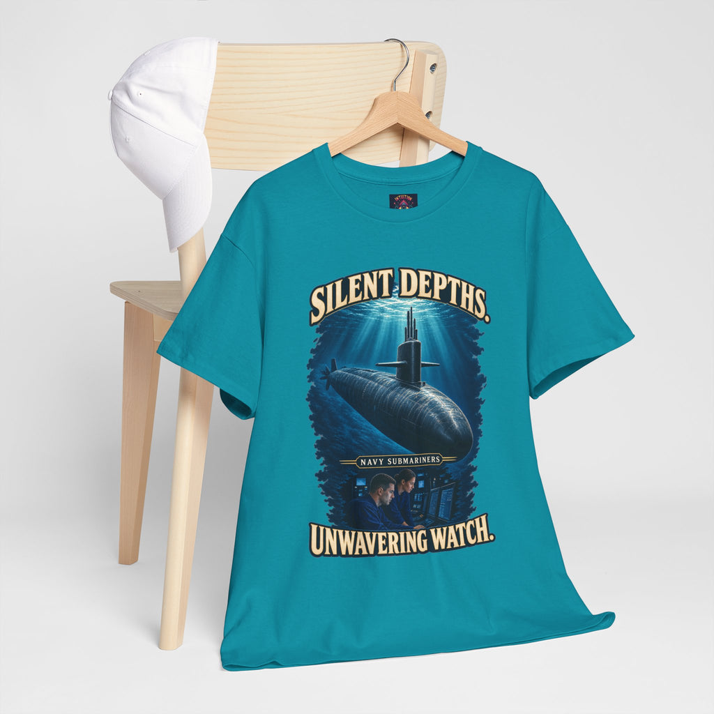 Silent Depths, Unwavering Watch T-Shirt | Submariner Tribute