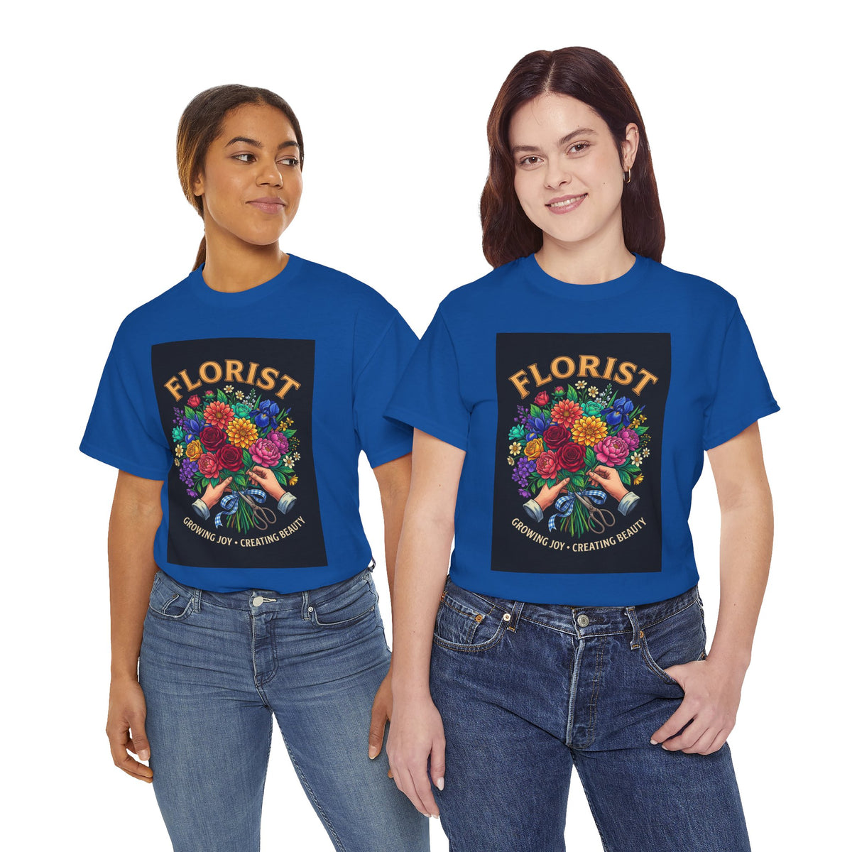 Growing Joy, Creating Beauty Florist T-Shirt