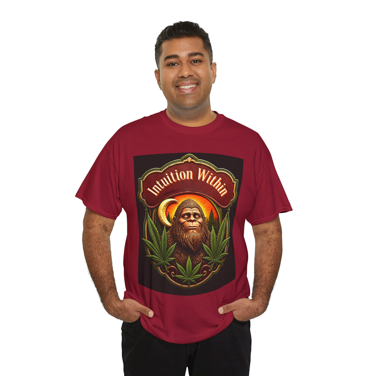 Bigfoot Crescent Moon Graphic Tee