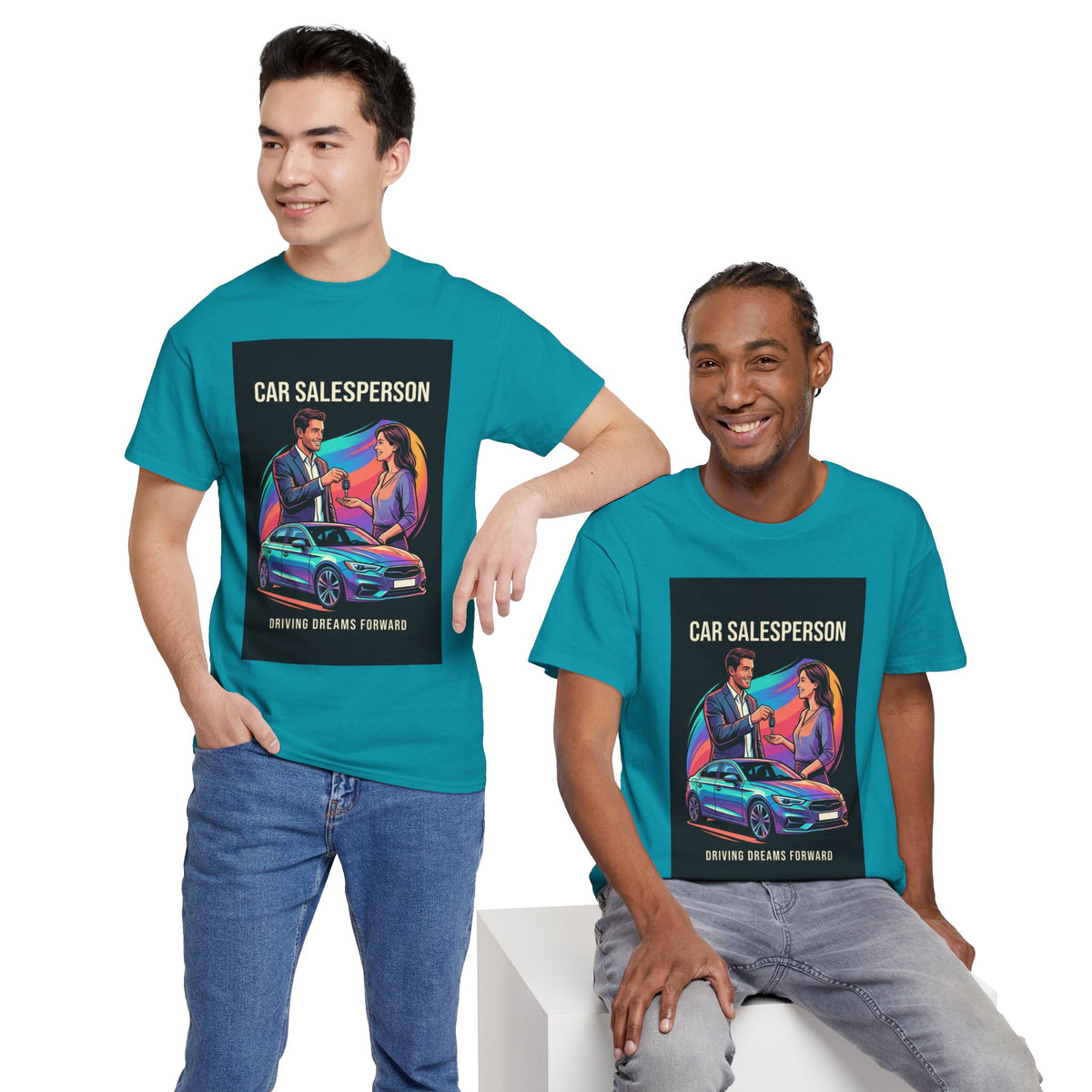 Driving Dreams Forward Car Salesperson T-Shirt