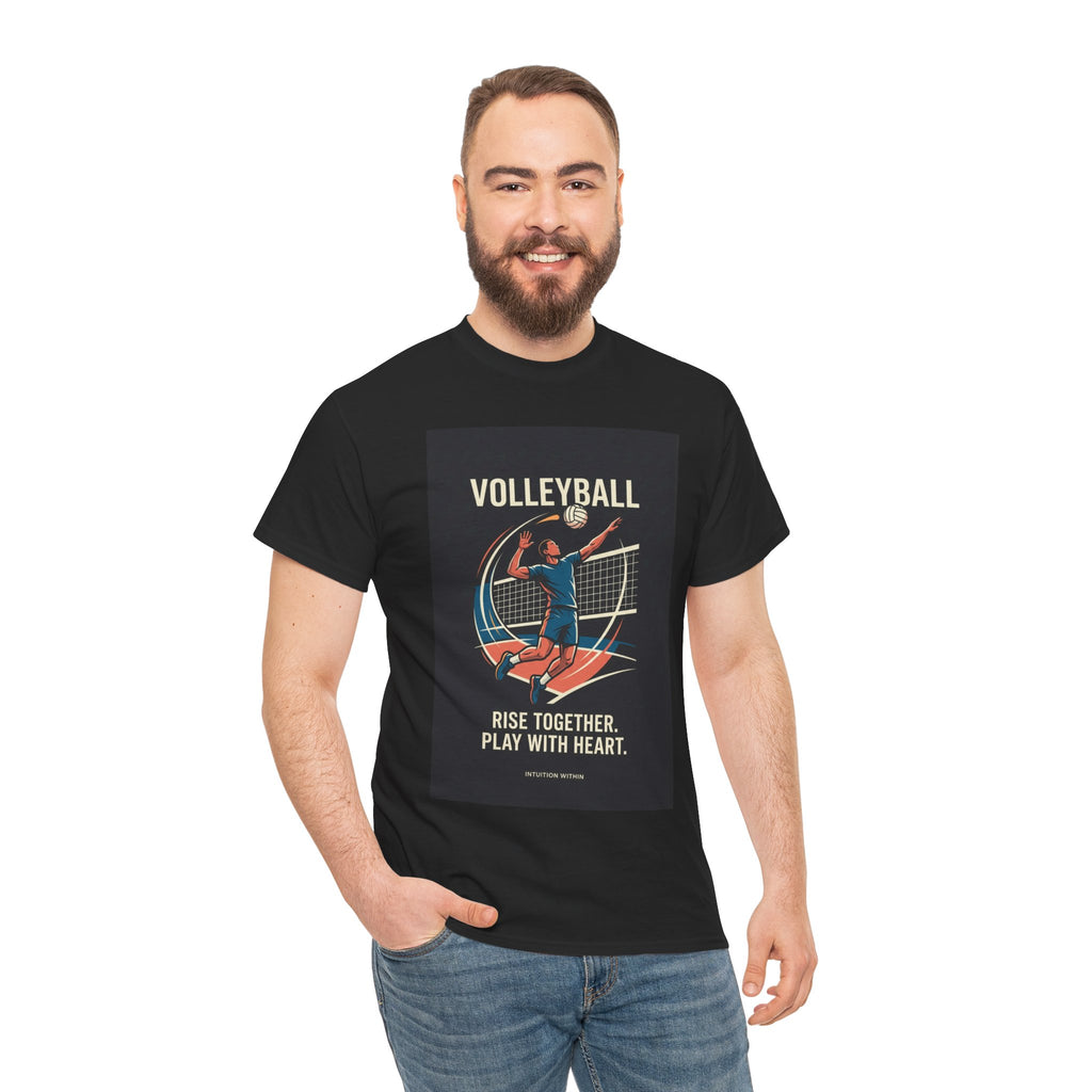 Rise Together, Play with Heart Volleyball T-Shirt