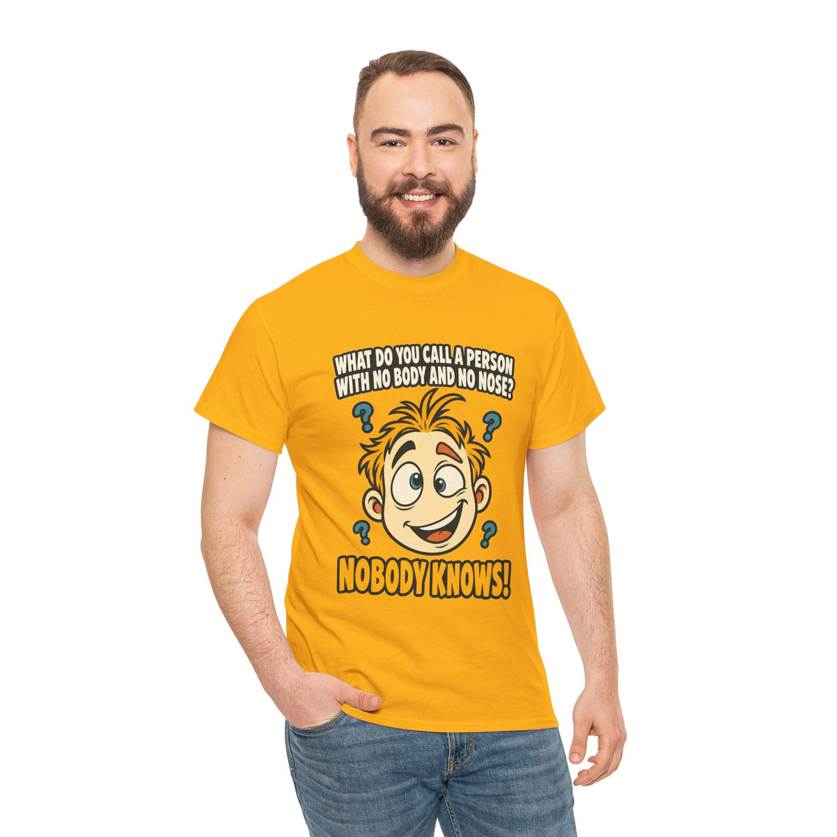 Nobody Knows! Funny Riddle T-Shirt