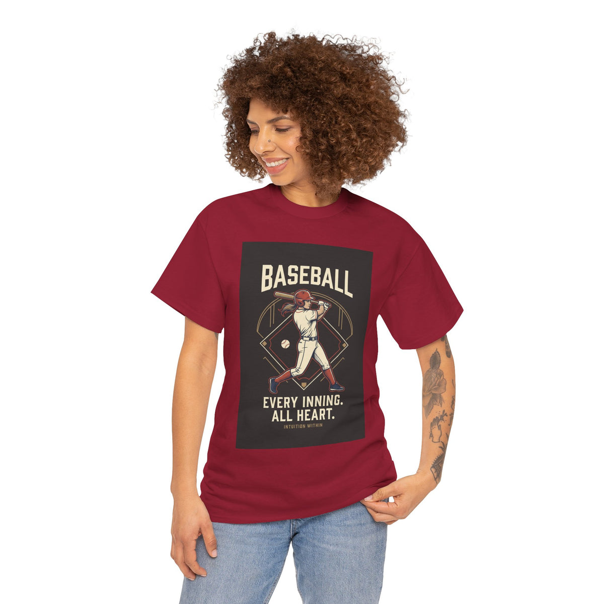 Every Inning, All Heart Baseball T-Shirt