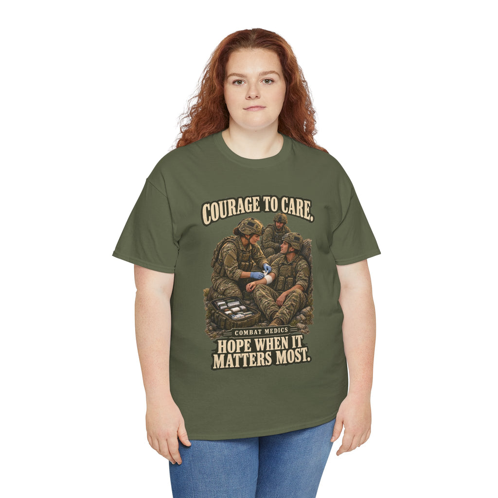 Courage to Care Combat Medic T-Shirt | Military Tribute