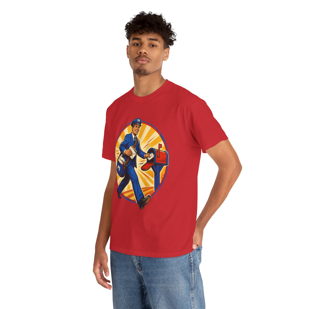 Male Mail Carrier Retro Tribute Tee