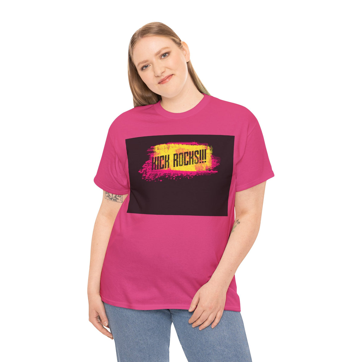 Kick Rocks Graphic Tee – Front Print | Intuition Within