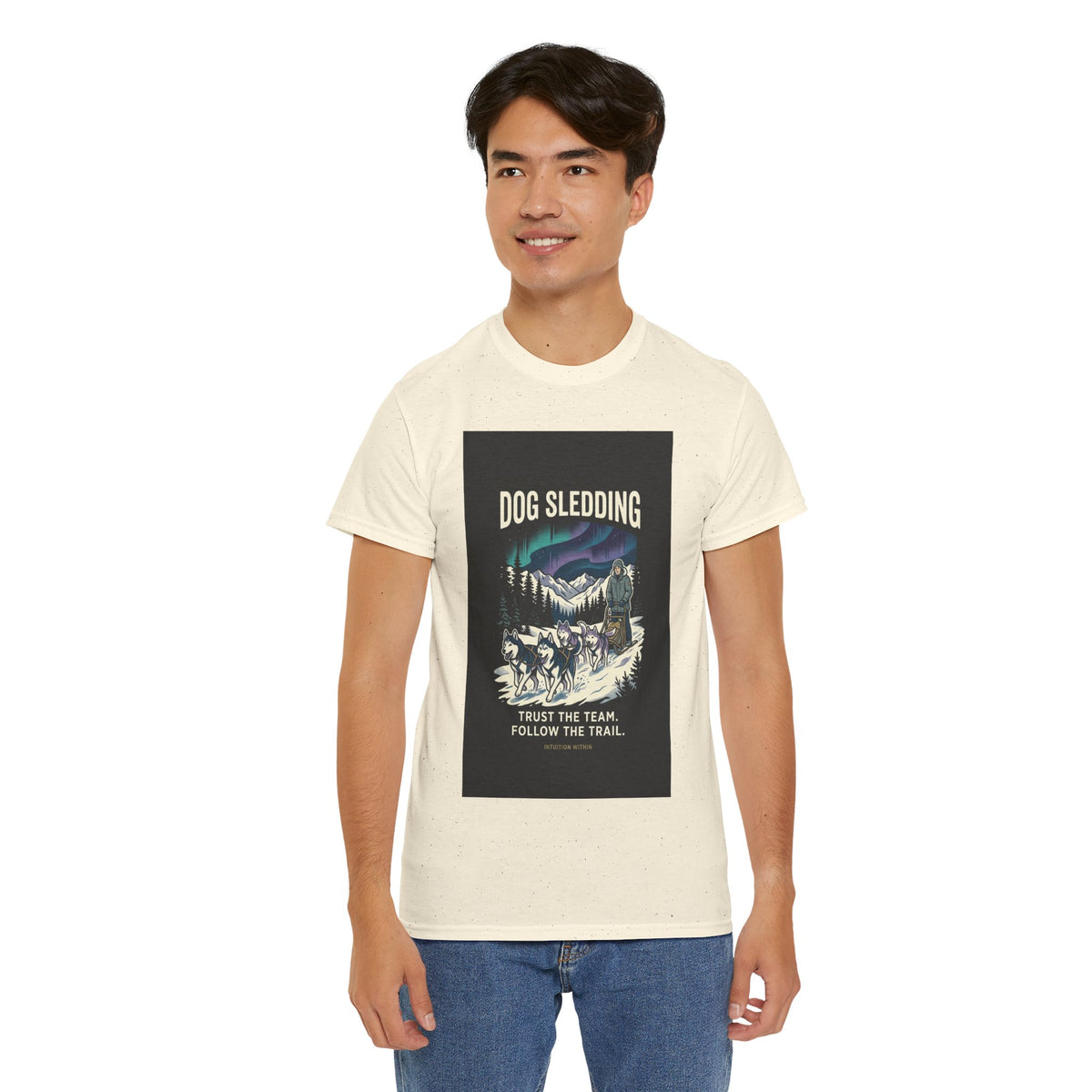 Trust the Team, Follow the Trail Dog Sledding T-Shirt