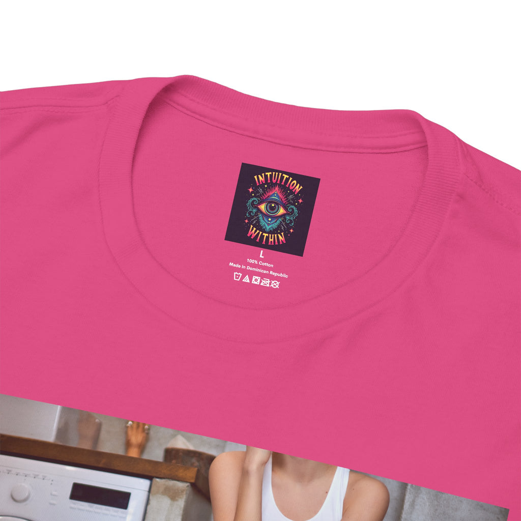 Still Together Bathroom Humor Tee – Female Design, Front Print | Intuition Within