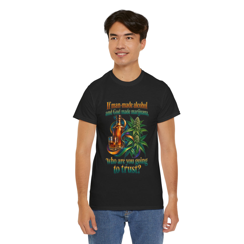 Homemade Alcohol & Cannabis Humor T-Shirt