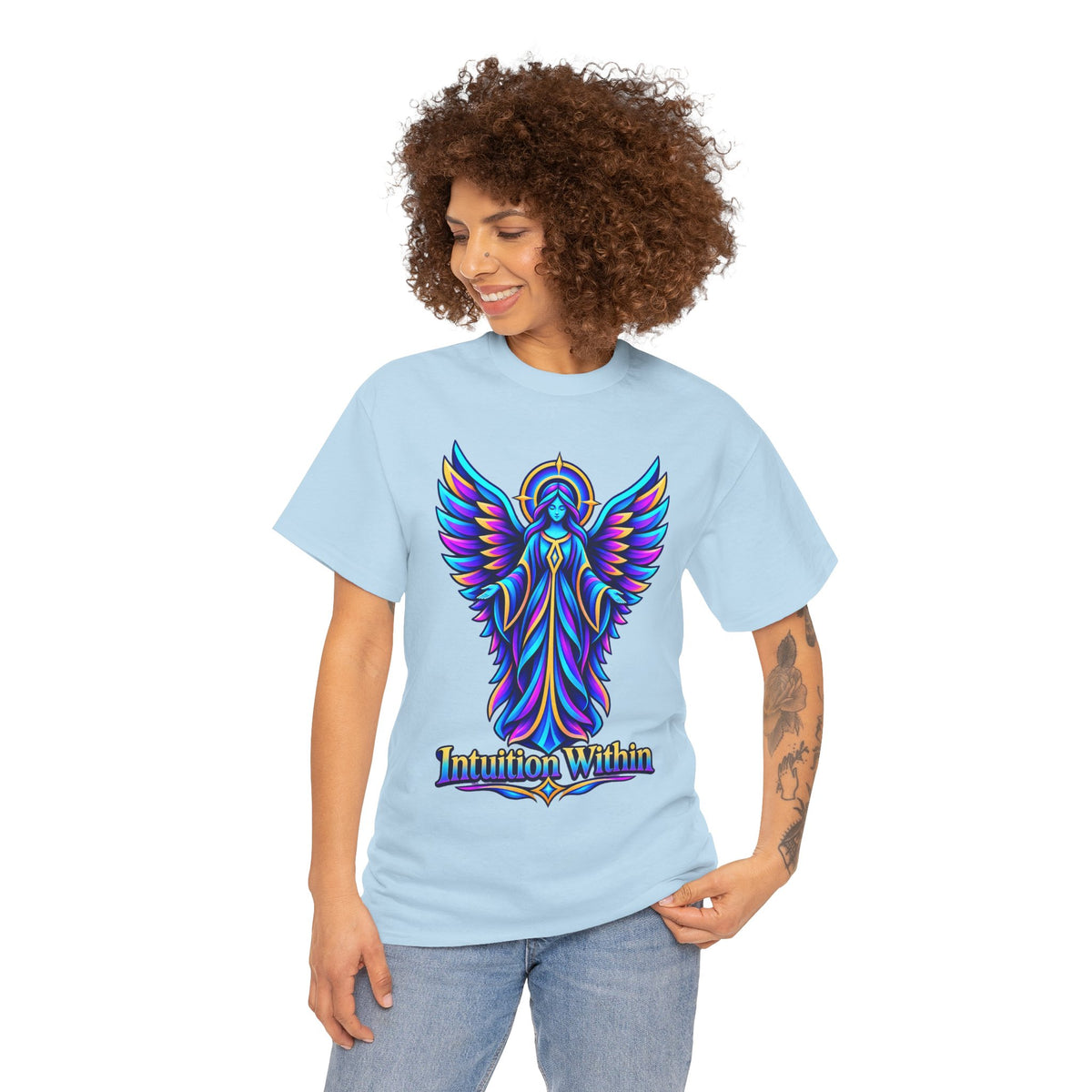 Intuition Within Angel Wings T-Shirt | Trust Your Inner Voice