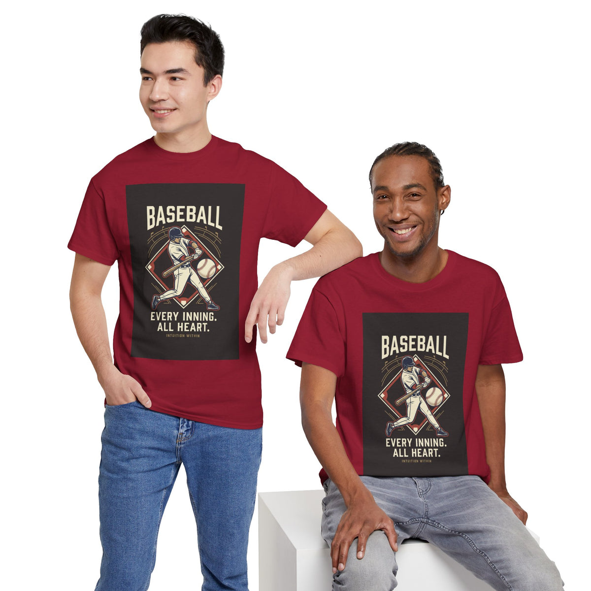 Every Inning, All Heart Baseball T-Shirt