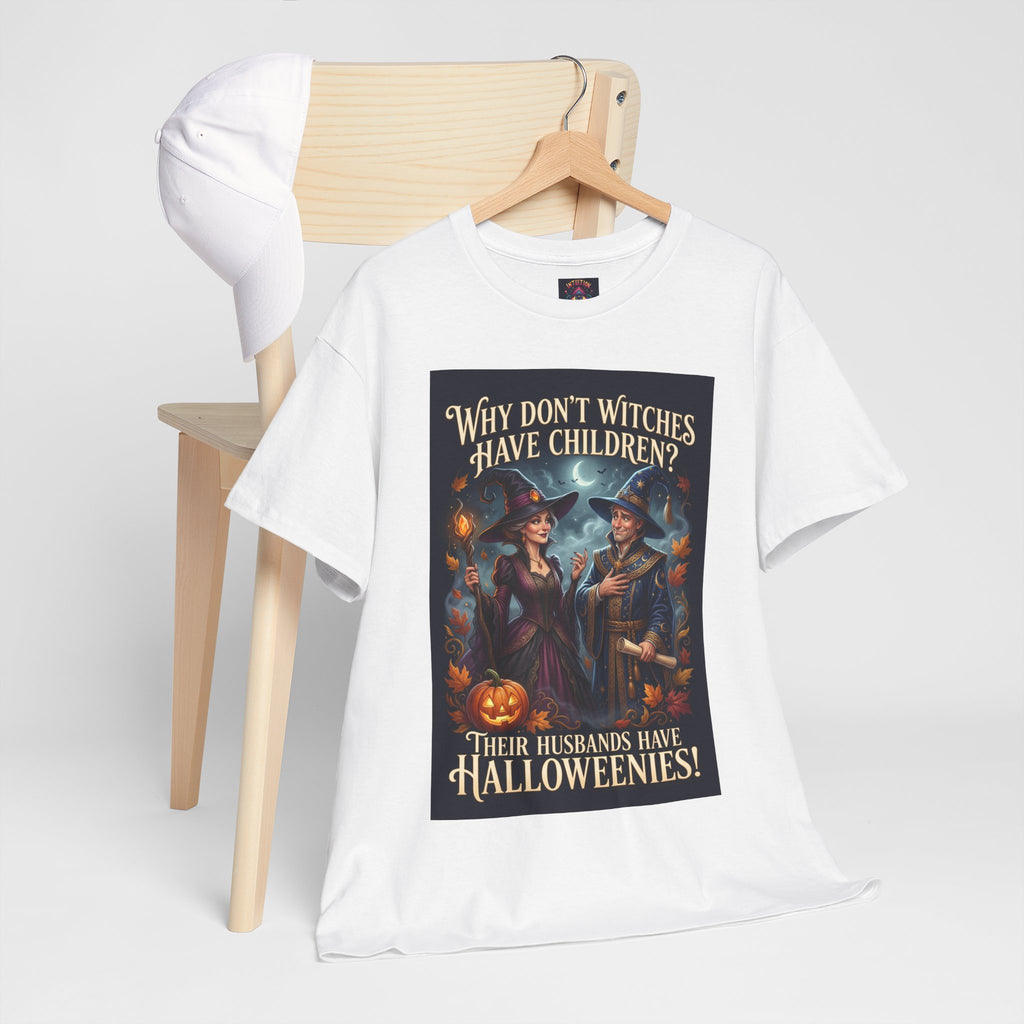 Halloweenies Witch Joke T-Shirt | Cheeky Halloween Humor