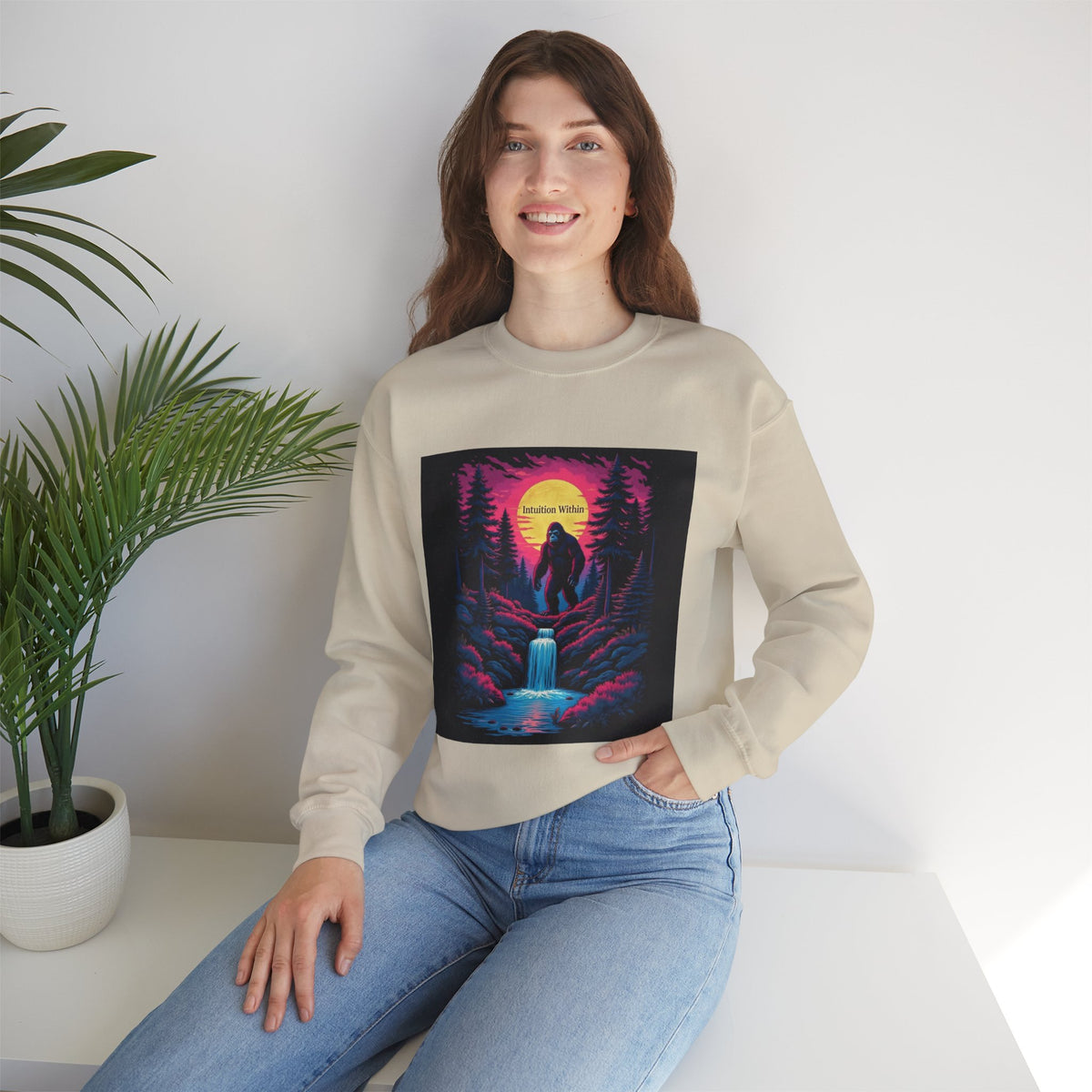 Neon Bigfoot Sweatshirt | Intuition Within