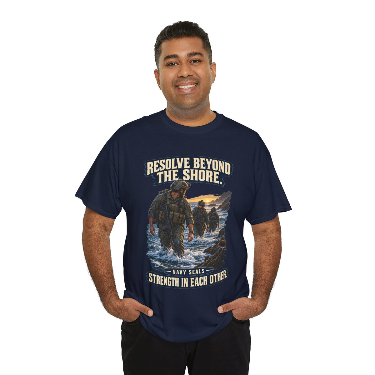 Resolve Beyond the Shore T-Shirt | Navy SEALs Tribute