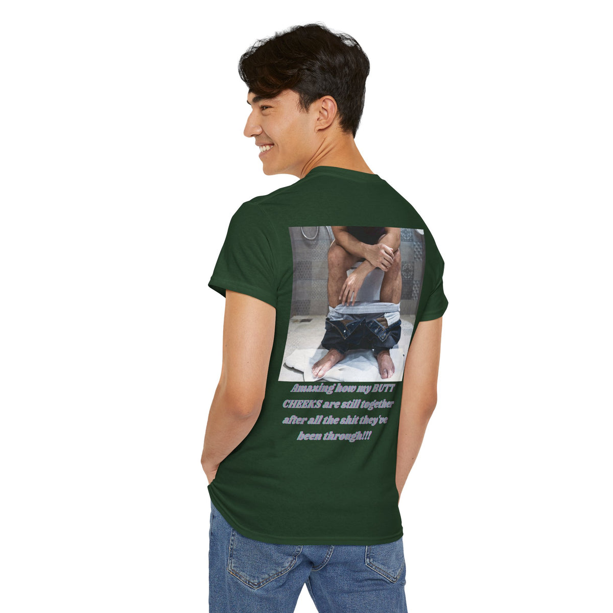 Still Together Bathroom Humor Tee – Back Print | Intuition Within