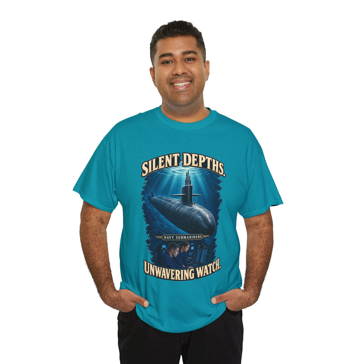 Silent Depths, Unwavering Watch T-Shirt | Submariner Tribute