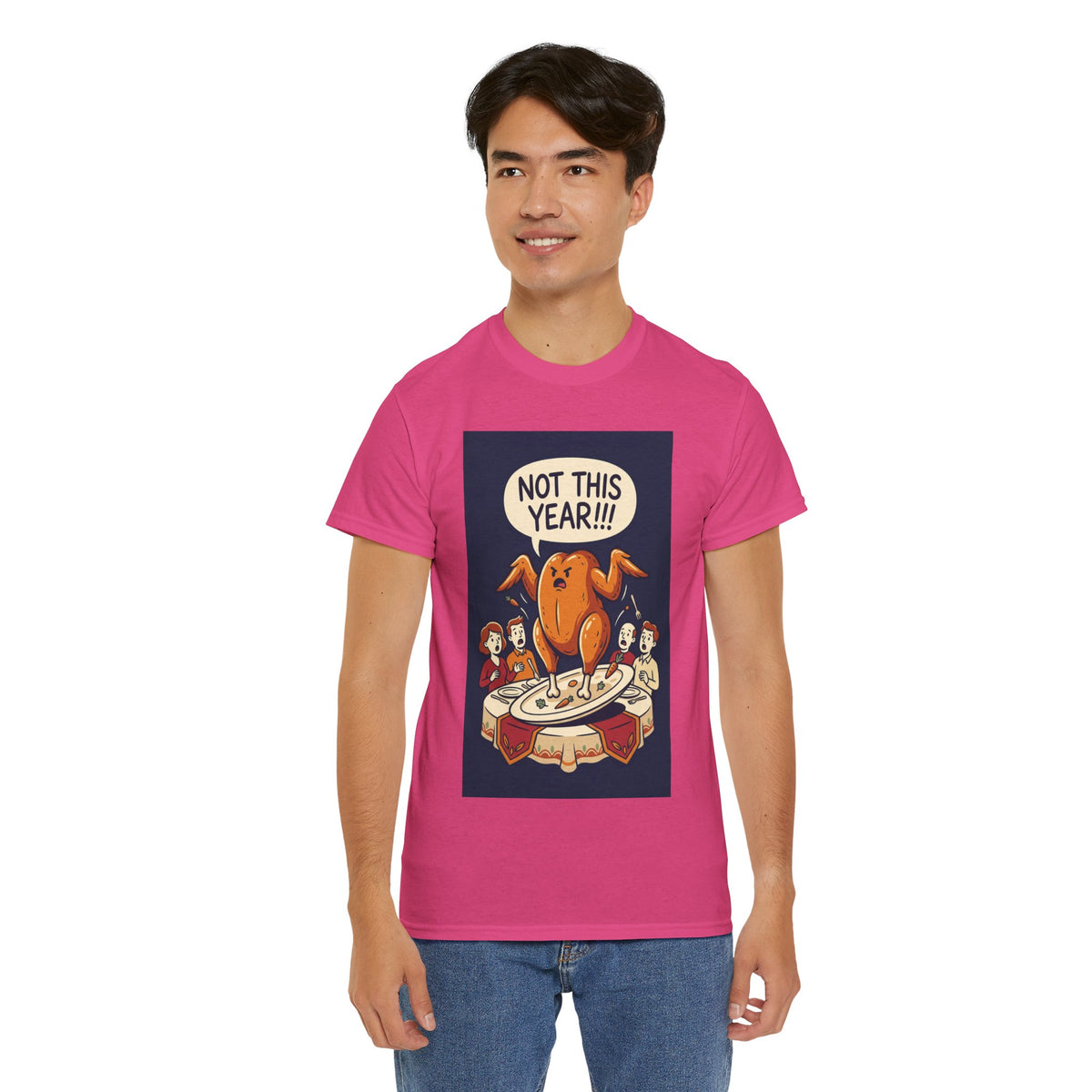 Not This Year! Turkey Thanksgiving T-Shirt | Holiday Humor