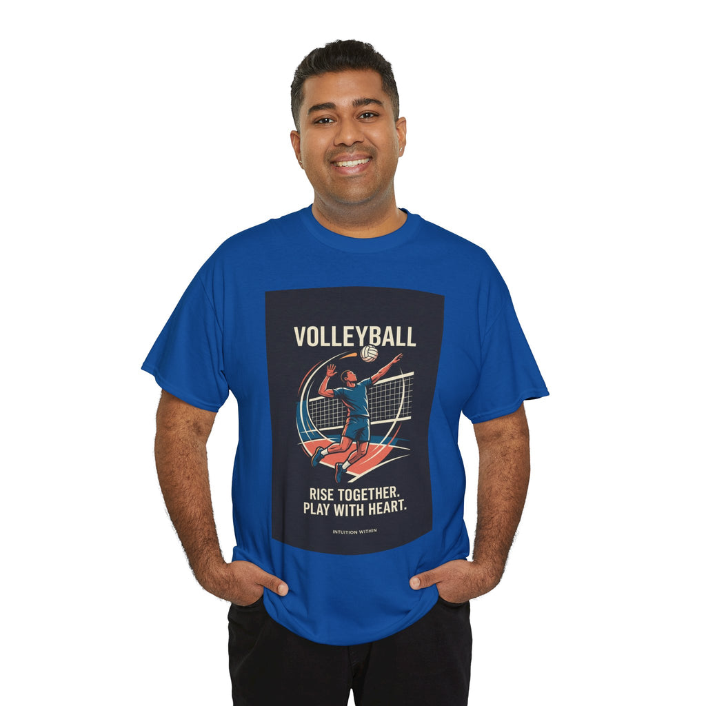 Rise Together, Play with Heart Volleyball T-Shirt
