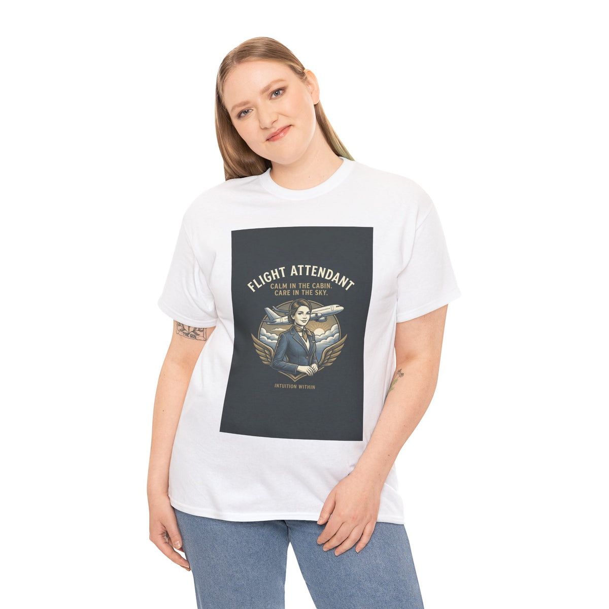 Flight Attendant T-Shirt | Calm in the Cabin
