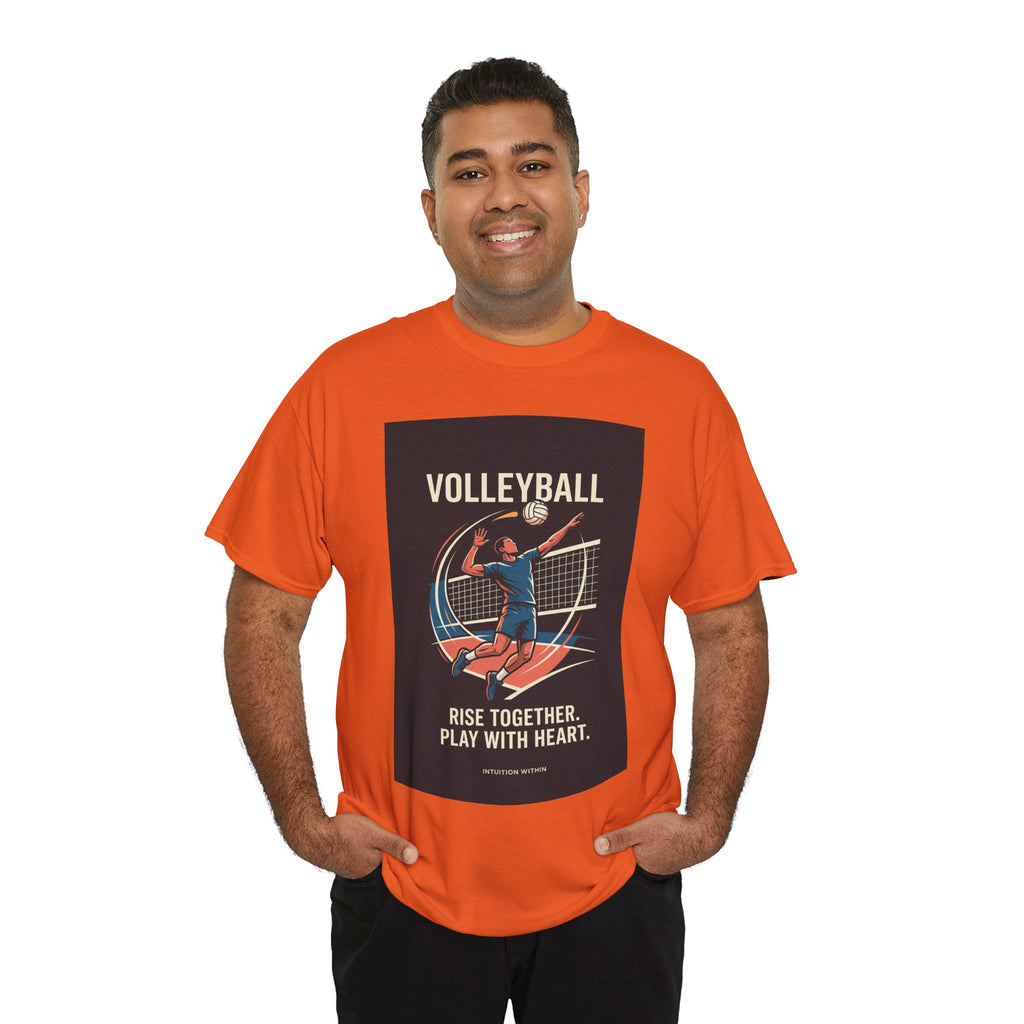 Rise Together, Play with Heart Volleyball T-Shirt