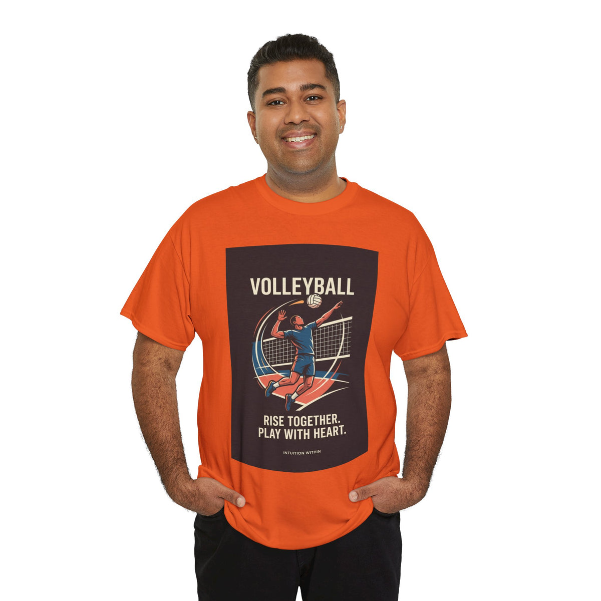 Rise Together, Play with Heart Volleyball T-Shirt