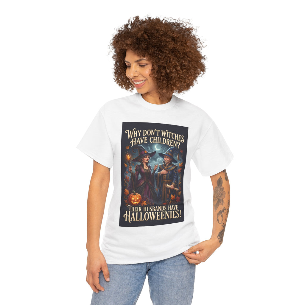 Halloweenies Witch Joke T-Shirt | Cheeky Halloween Humor