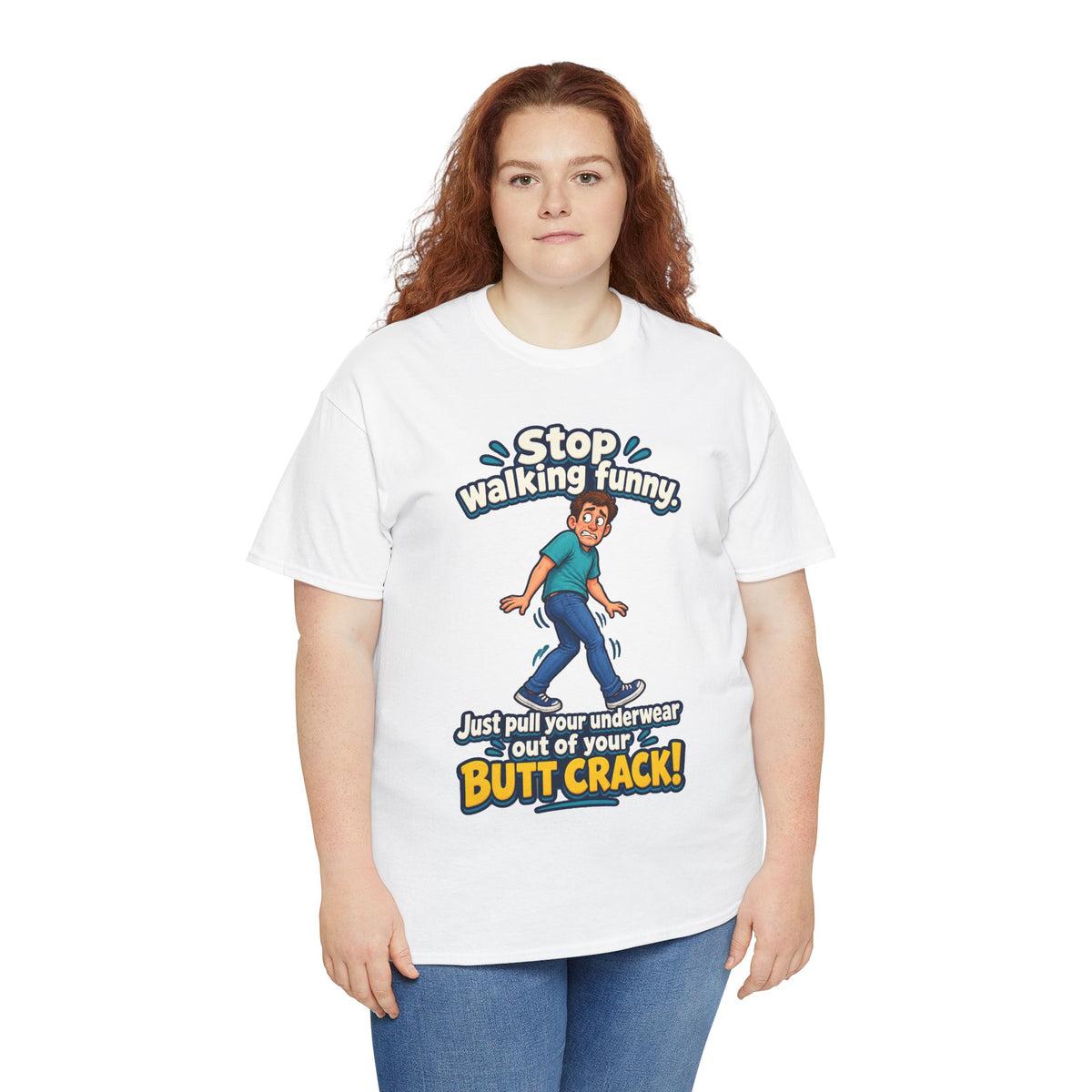 Stop Walking Funny T-Shirt | Cheeky Joke Humor