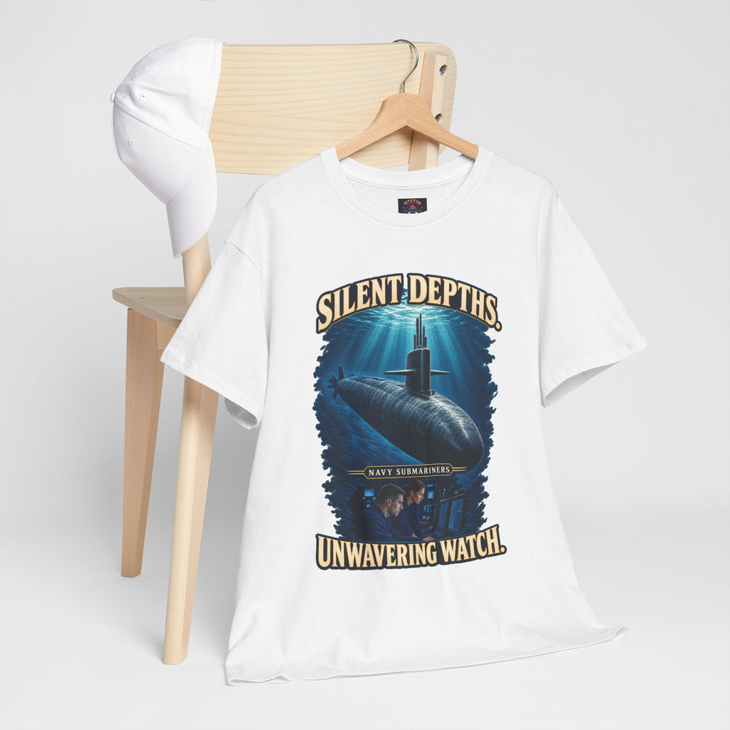 Silent Depths, Unwavering Watch T-Shirt | Submariner Tribute