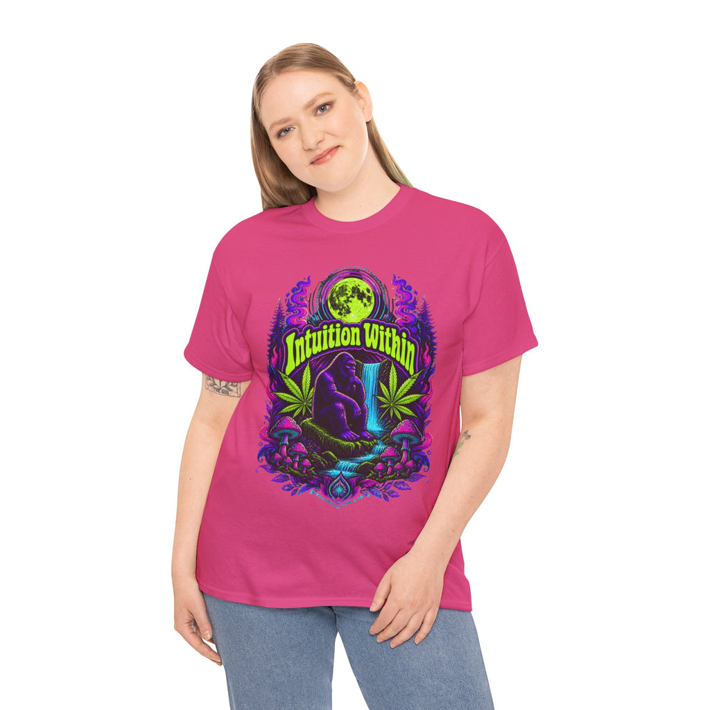 Moonlit Bigfoot Waterfall Graphic Tee