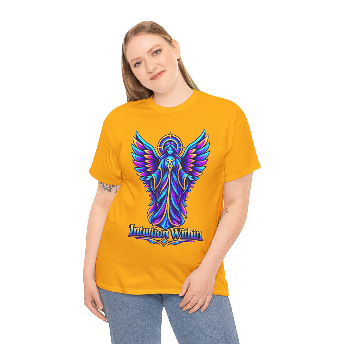 Intuition Within Angel Wings T-Shirt | Trust Your Inner Voice