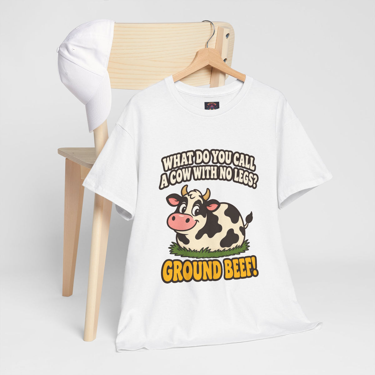 Ground Beef Cow Pun T-Shirt | Dad Joke Humor