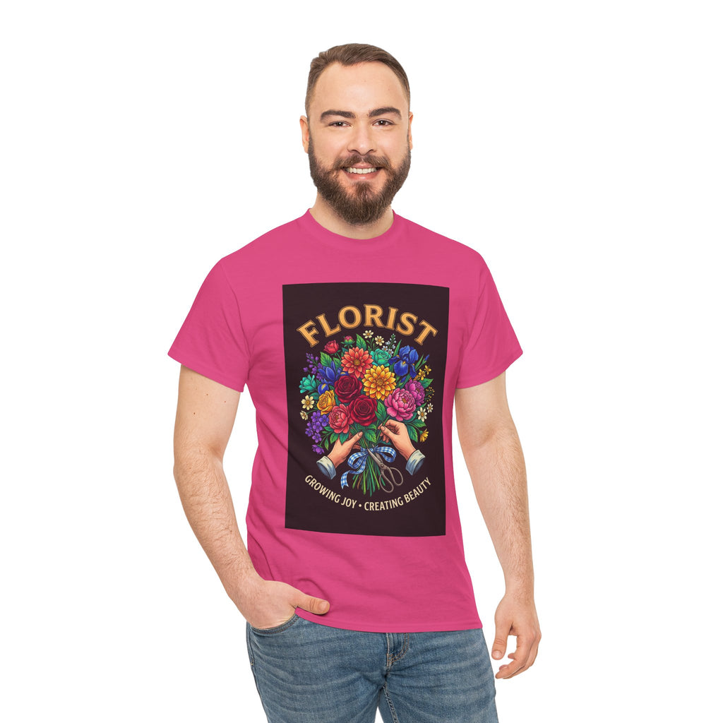 Growing Joy, Creating Beauty Florist T-Shirt